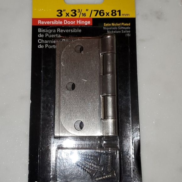 NWOT STANLEY reversible door hinges - Picture 2 of 2